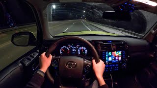 2022 Toyota 4Runner TRD Pro  POV Night Drive (Binaural Audio)