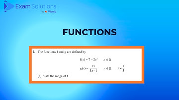 A level Edexcel November 2021 Paper 2 Q2 - Functions | ExamSolutions