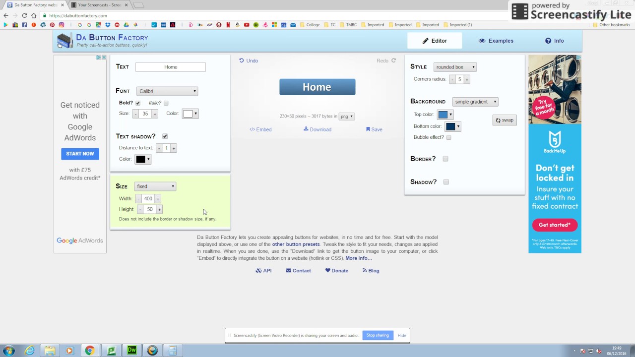 Using Buttons for Navigation - YouTube