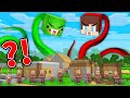 Mikey and JJ SNAKES Attacked Villagers in Minecraft (Maizen)