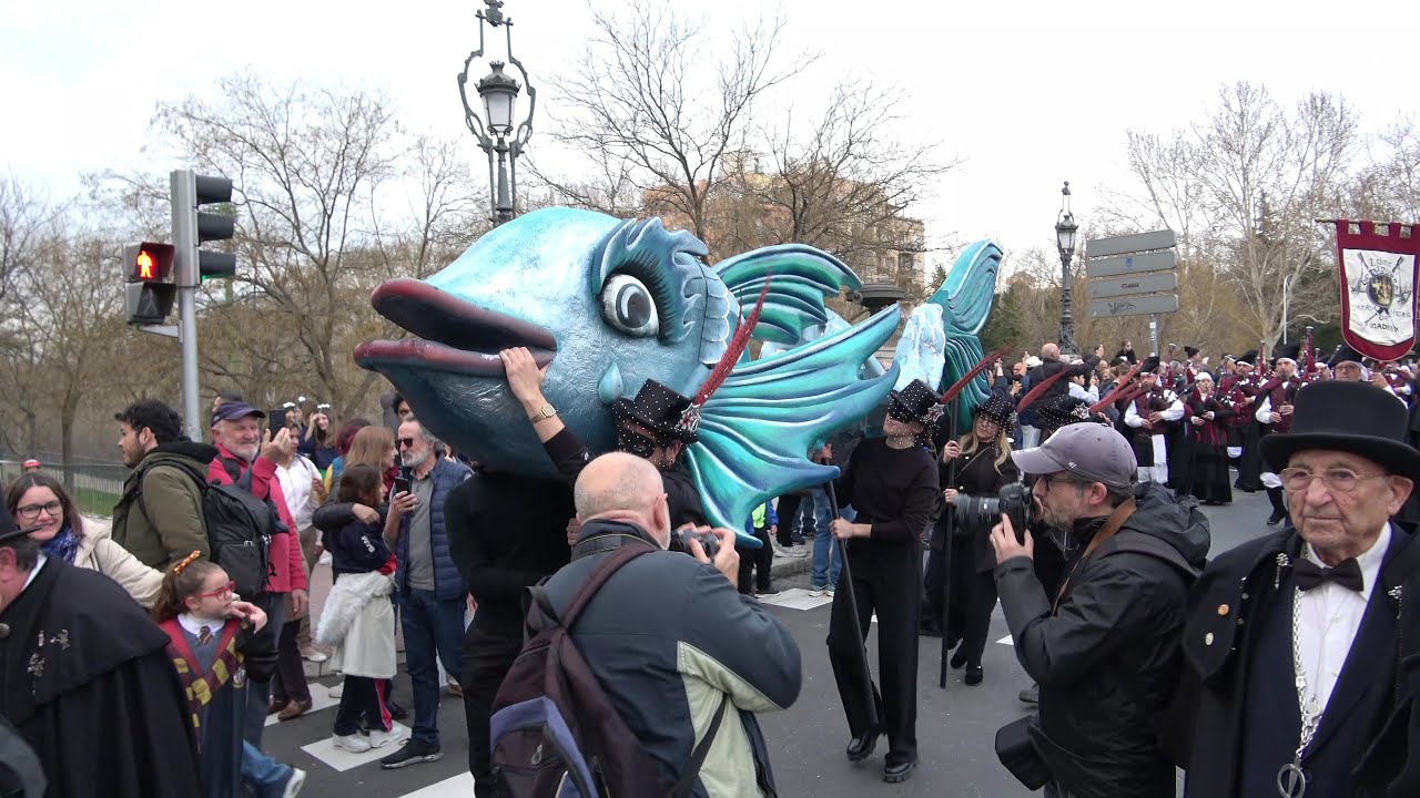 El Alegre Entierro de la Sardina de Madrid 2024