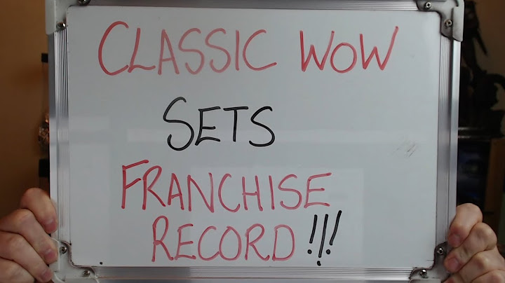 CLASSIC WoW Makes History Breaking FRANCHISE RECORDS!!