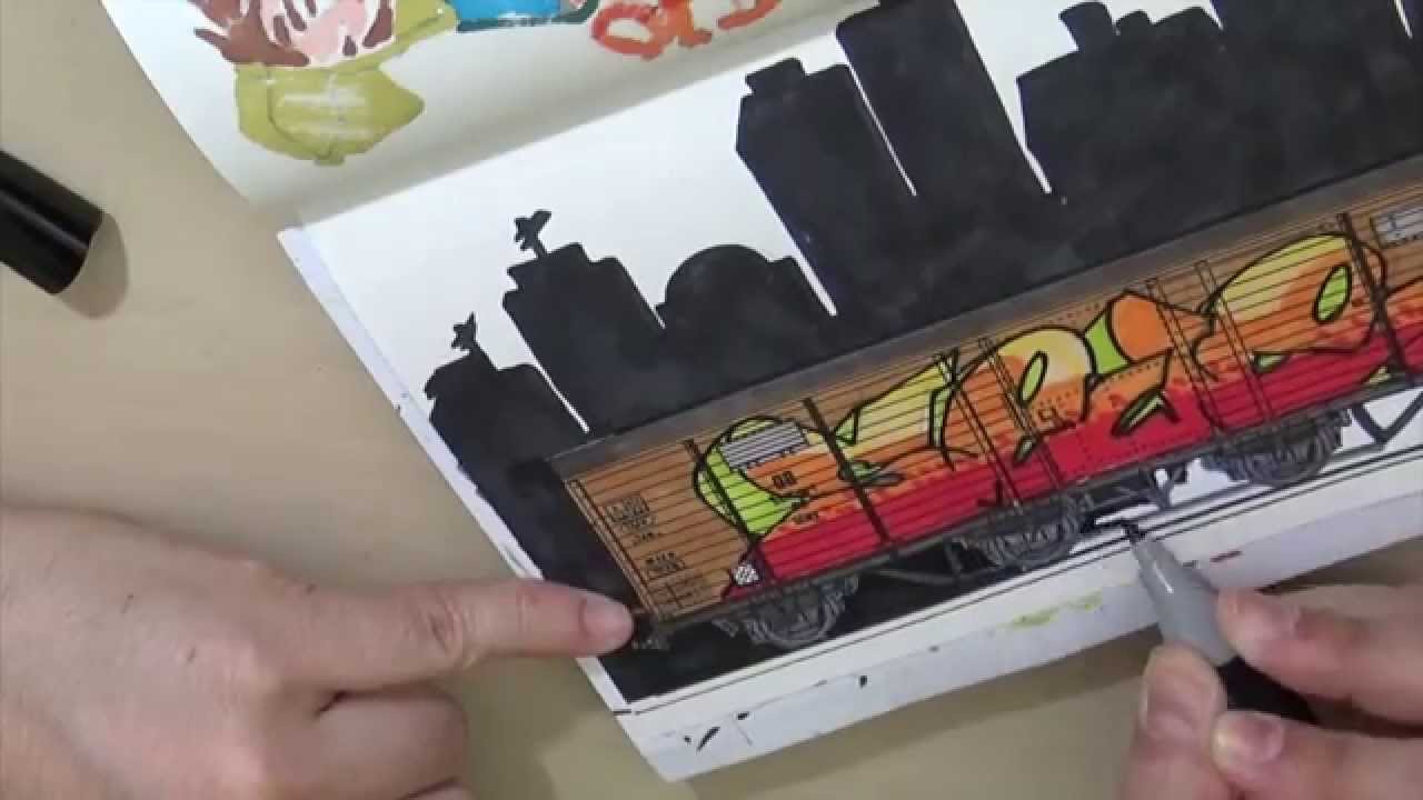 30 Top For Train Drawing Graffiti Perangkat Sekolah