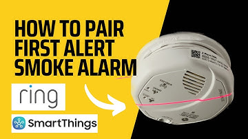 Ring Alarm - How To Connect and Pair First Alert Smoke Alarm and Smartthings