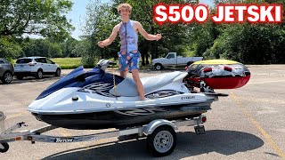 Lake Testing The $500 Jetski With Wake Boarding And Tubing! 2011 Yamaha VX Deluxe 1100!