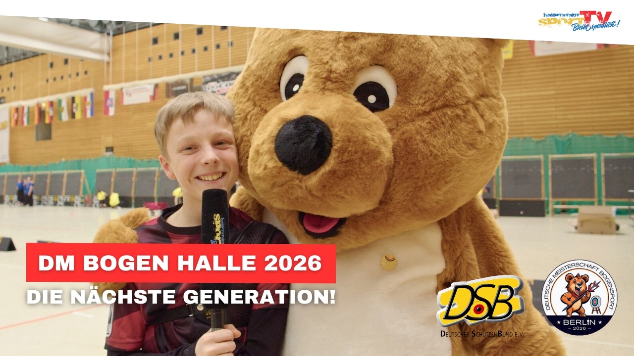Erste große Bühne: BOGEN-NACHWUCHS im FOKUS I DM Bogen Halle 2026 I Tag 3