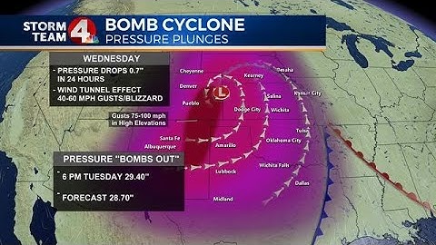Bomb cyclone to bring blizzard conditions, severe storms