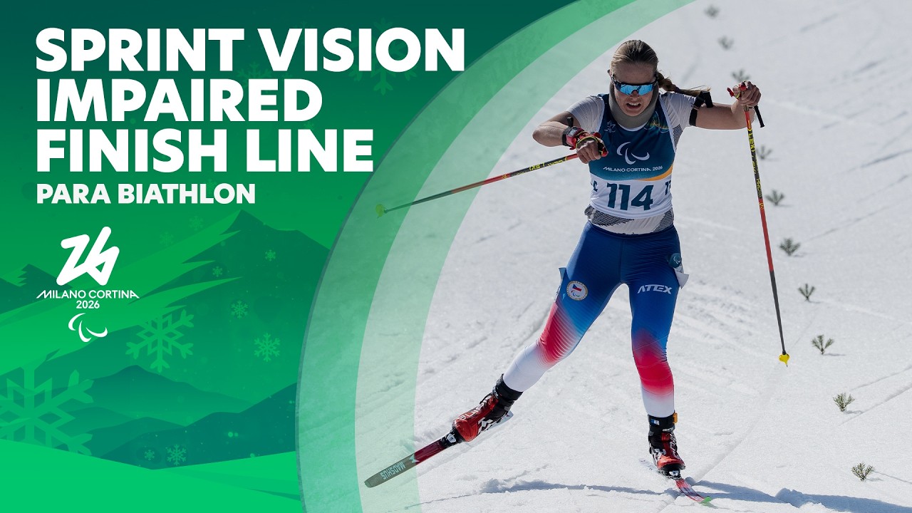 Para Biathlon Women’s Sprint Vision Impaired All Finish Lines 7 March | Milano Cortina 2026 🏁🎯