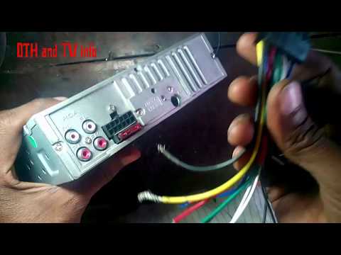 CAR -USB/MP3/FM/PAYER WIRING DIAGRAM BACK-MAIN UNITPart 1 (Hindi) (हिन्दी)  कार टेप आउटपुट कनेशन व