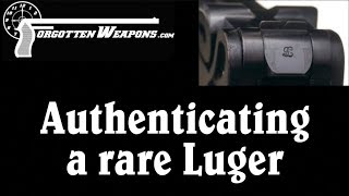 Authenticating a Very Rare GL Script Luger