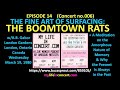 Capture de la vidéo Ep 14(No.6) The Fine Art Of Surfacing: Boomtown Rats, London Gardens, Ontario, Canada, March 19/80