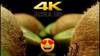Kiwi fruit  macro close up uhd - 4k video screenshot 2