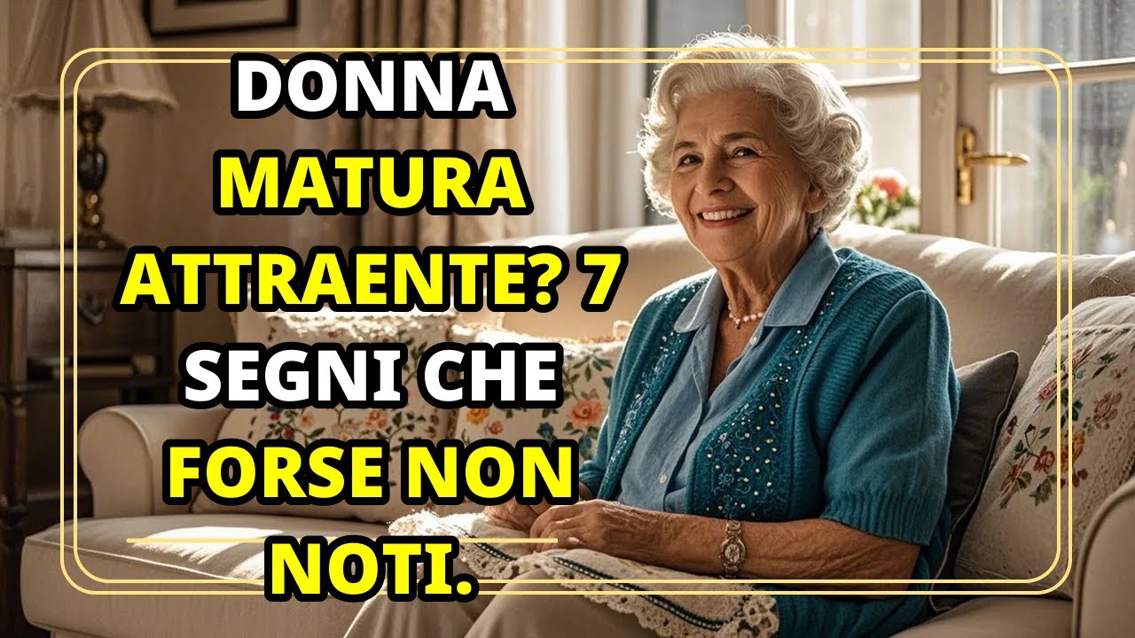 7 Segni chiari che sei una donna matura attraente anche se non te ne