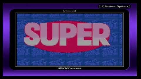 Nintendo Game Boy Advance Super Puzzle Fighter II Turbo Intro - Opening