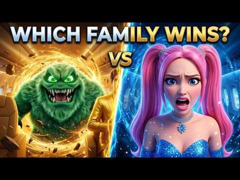 WHICH FAMILY WILL WIN? Sapphire vs Golden in Mythic Airplane! | KPOP Demon Hunters