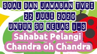 Soal dan jawaban tvri kelas 1-3 sd rabu, 22 Juli 2020