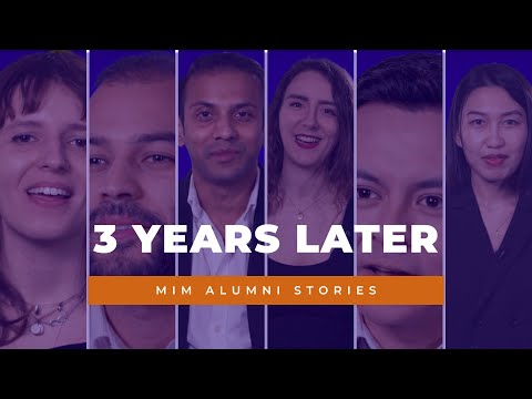 MiM Alumni - 3 years later