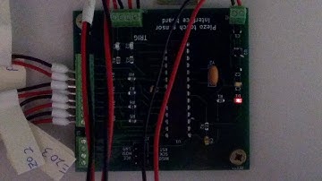 Electronics board for automatic bed leveling and z homing using piezo touch sensors