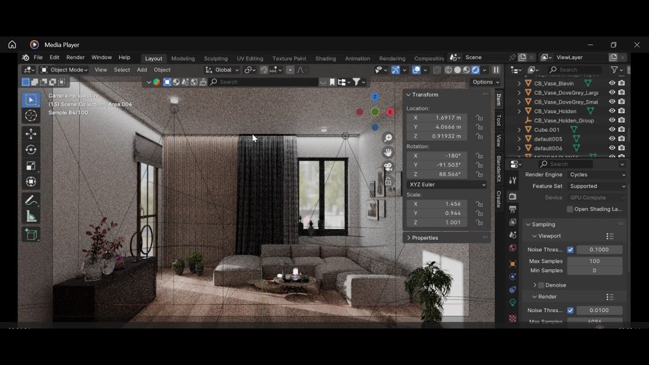 Smooth Interior Modelling in Blender (Tutorial) - YouTube