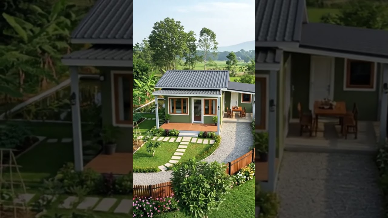 Cozy Cottage with Nature Views Relaxing Home and Garden Tour.