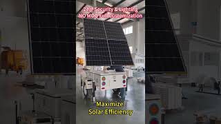 CCTV or Lighting? We Have Both! 🔒💡#SolarSecurity #JobSiteSafety #MobilePower #CustomizedSolutions