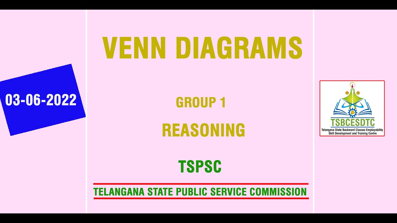 Group – I || Venn Diagrams - Reasoning || BC Study Circle|| 03-06-2022 ||