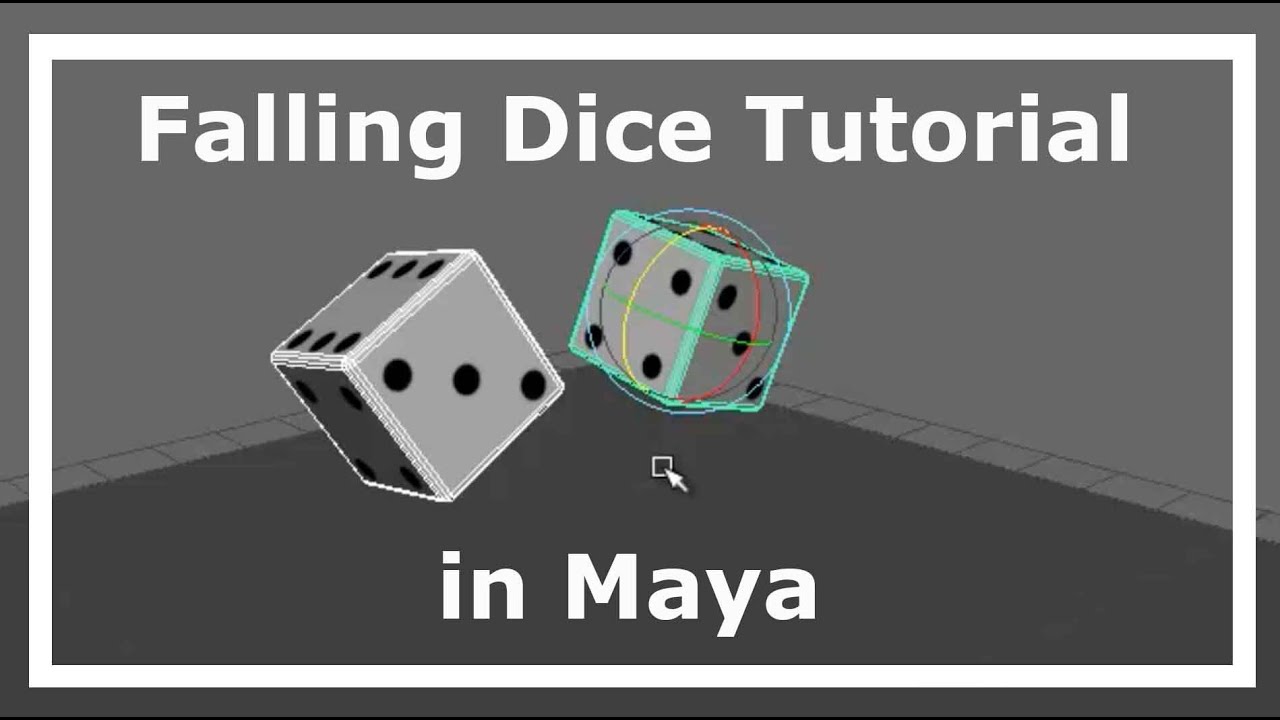 Animate Falling Dice Using the FX Tool in Maya