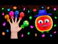 Funky Fruits - Finger Family With Lollipop | Baby Sensory & High Contrast Videos - Fun Animation