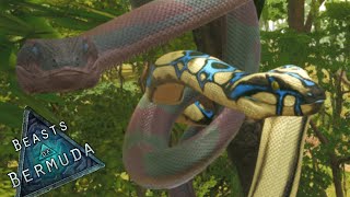 2 idiot DinoTubers try to snake it out alive as the NEW Palaeophis in Beasts of Bermuda! ft. Player0