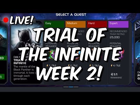 Trial Of The Infinite Week 2 Live! - Free To Play & Seatin - Marvel Contest Of Champions - Trial Of The Infinite Week 2 Live! - Free To Play & Seatin - Marvel Contest Of Champions