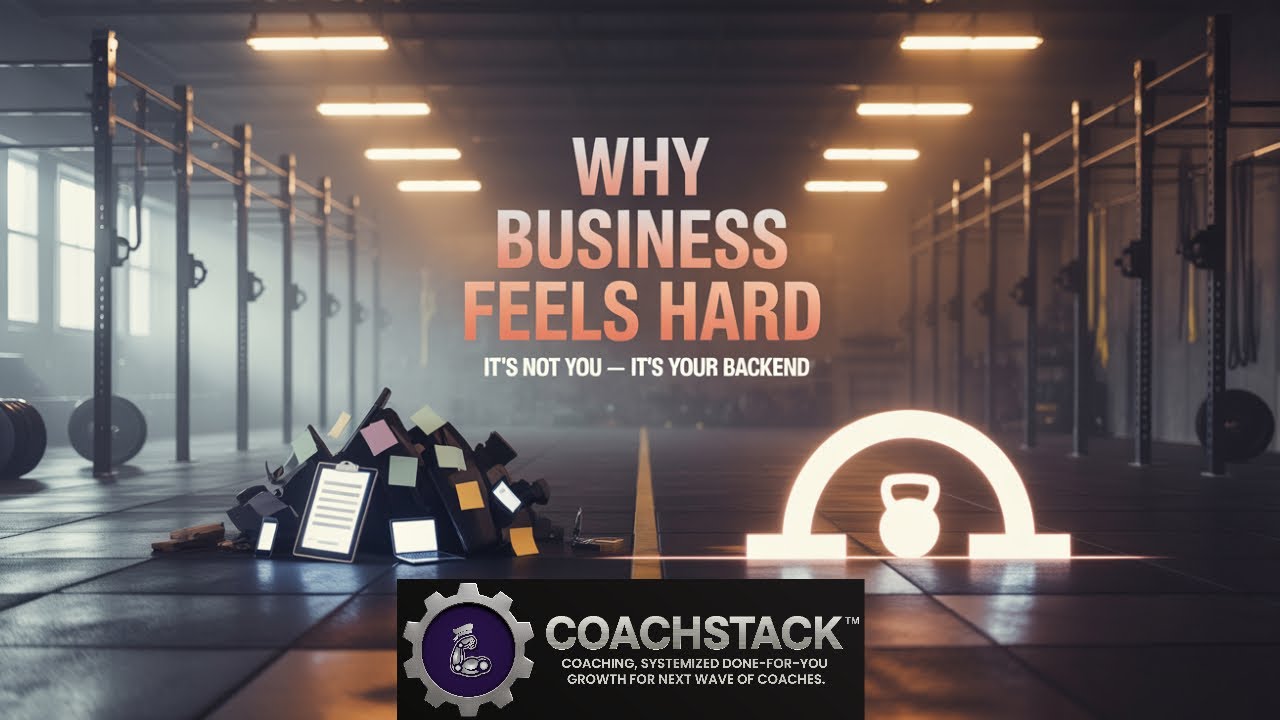 The Real Reason Your Coaching Business Feels Hard (It’s Not You)
