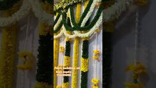 Fabric backdrop set. #diwalidecor #wedding #haldiceremony #trendingreels #religiousfestival