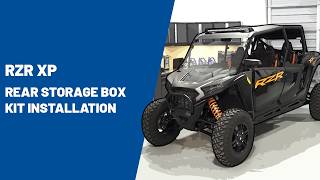 2024 RZR XP Rear Storage Box Kit Installation Polaris Off Road Vehicles