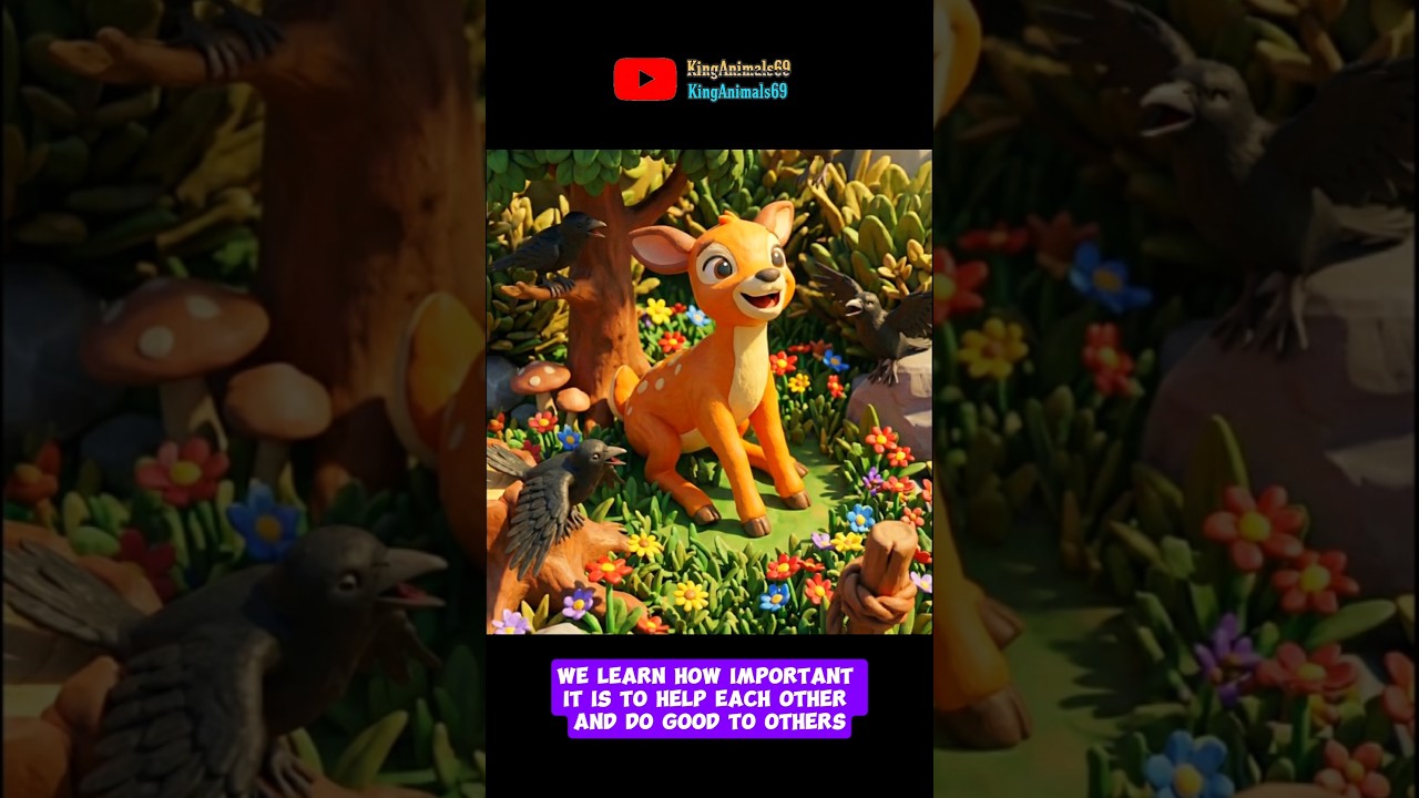 The friendship kancil & gagak. 