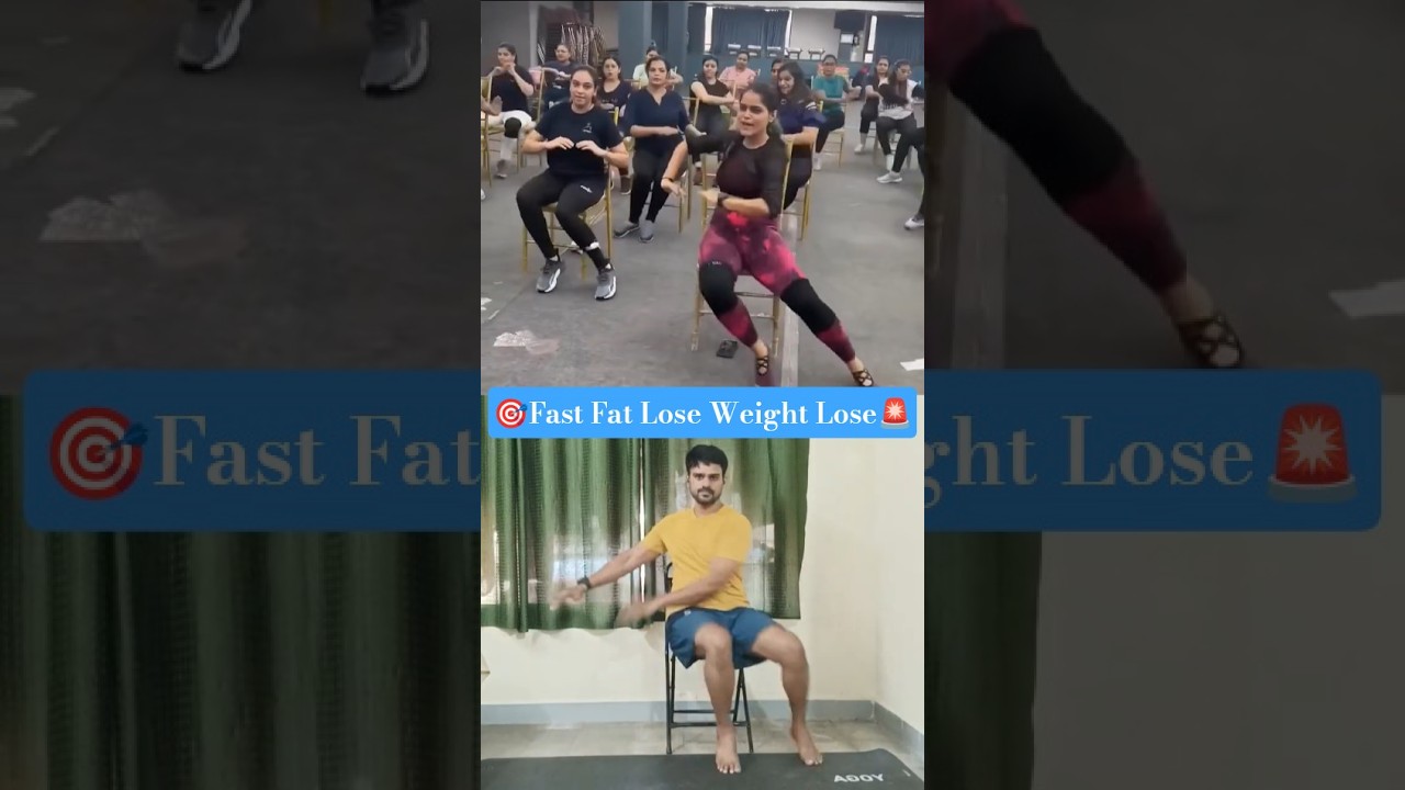 🚨Total Body FAT Lose🎯WEIGHT Lose🎯For All💯Chair🪑Workouts💪 
