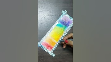 Easy Watercolor background n calligraphy tutorial for beginners | diy card