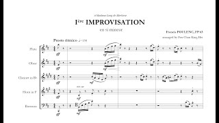 Francis Poulenc - Selection from 15 Improvisations, FP 63, 113, 170, 176 (arr. for wind quintet)