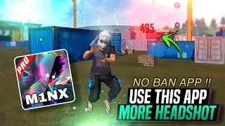 100% real only red numbers ✨ M1NX SENSI 👾 | free fire headshot setting ⚙️