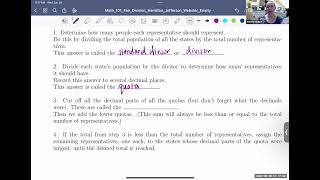 Apportionment 1 Video 2
