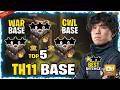 TOP 5 NEW BEST 🔥 TH11 WAR BASE LINK 2025, TH11 ANTI 2 STAR WAR BASE, TH11 CWL BASE CLASH OF CLANS