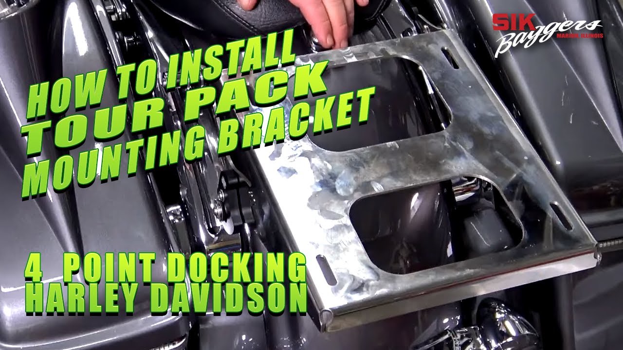 ⚡How To Install Tour Pack Mounting Rack On Harley 4 Point Docking