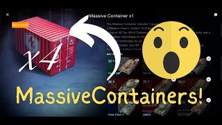 OPENING 4 MASSIVE CONTAINERS  WOTB #insane