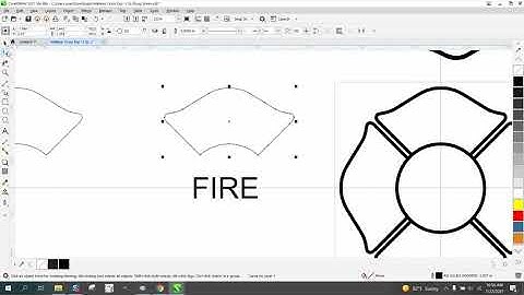 CorelDraw Tips & Tricks Trace and Redraw this Fire Dept. Logo