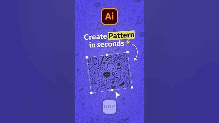Create Patterns in illustrator | Easy method | Graphic design tutorial #illustratortips