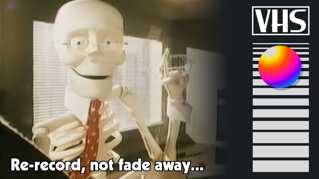 Scotch VHS "Skeleton" Advert - 1985 - WIDESCREEN