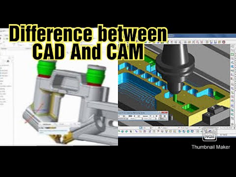 WHAT IS CAD/CAM /DIFFERENCE BETWEEN CAD AND CAM (HINDI)