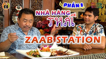 Nhà Hàng Thái Zaab Station ở Katy, TX - Phần 1 | Ẩm Thực & Đời sống với MC Việt Thảo | CBL 1745