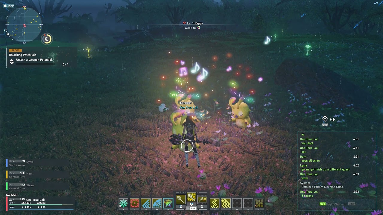 RAPPIES PSO2:NGS BETA