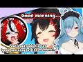 VTuber reacts to "HoloEN's Cute Morning Voices"