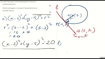 Pearson-Edexcel GCSE to A-level Transition Circles Exam Questions Q15
